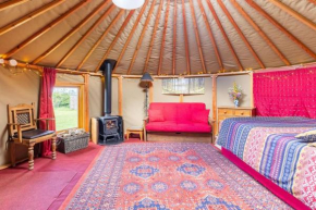 Roundhouse Yurt stunning views Totnes Dartmouth
